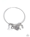 Complete Look White Cowboy Boot Necklace and Bracelet