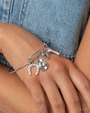 Complete Look White Cowboy Boot Necklace and Bracelet