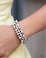 Cosmetic Character - White Pearl Bracelet Paparazzi