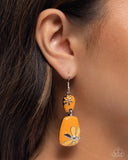 Floral Familia - Orange Earrings Paparazzi