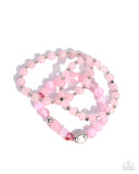 Breathtaking Beat - Pink Bracelets Paparazzi