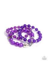 Breathtaking Beat - Purple Bracelet Paparazzi