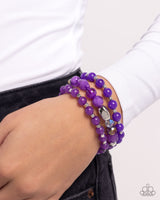 Breathtaking Beat - Purple Bracelet Paparazzi