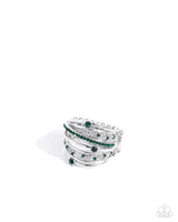 Captivating Crisscross - Green Ring Paparazzi