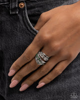 Captivating Crisscross - Green Ring Paparazzi