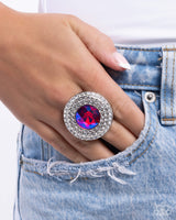 Bedazzled Babe - Pink Ring Paparazzi