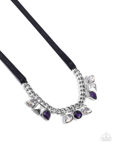 Sassy Salutation - Purple Necklace Paparazzi