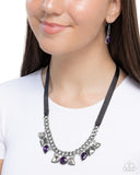 Sassy Salutation - Purple Necklace Paparazzi