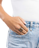 PAISLEY Talk - Brown Ring Paparazzi