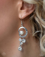 Perfect Paradigm - White Pearl Earrings Paparazzi