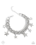 Cosmic Contemporary - White Star Bracelet Paparazzi