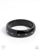 Cheeky Chic - Black Bangle Bracelet Paparazzi