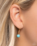 Timeless Texan - Blue Steer Skull Western Necklace Paparazzi