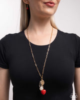 Eclectic Eden - Red Necklace Paparazzi
