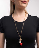 Eclectic Eden - Red Necklace Paparazzi