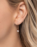 Flight Test - Copper Butterfly Necklace Paparazzi