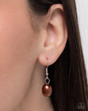Princess Avenue - Brown Earrings Paparazzi