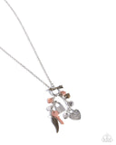 Valentines Venture - Multi-Colored Heart Charm Necklace Paparazzi