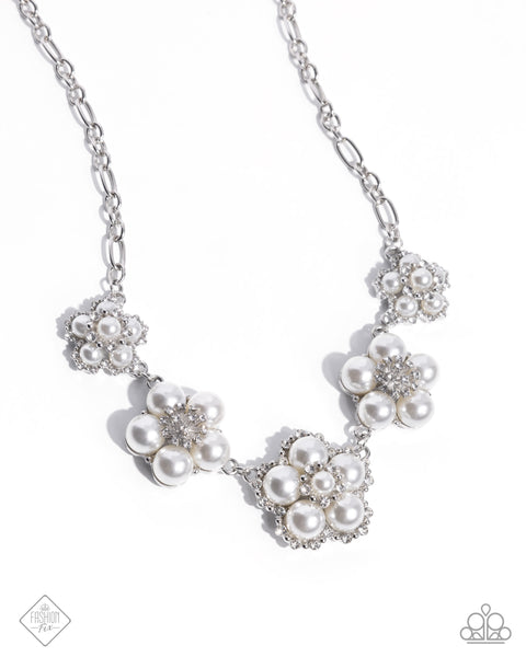 Cordially Chic - White Necklace Paparazzi