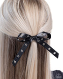 Generous Grommets - Black Hair Bow Paparazzi