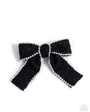 Coquette Charm - Black Hair Bow Paparazzi