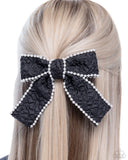 Coquette Charm - Black Hair Bow Paparazzi