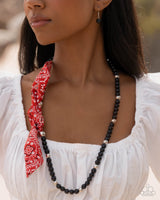 Bandana Ballad - Multi Bandana Chain Necklace Paparazzi