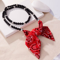 Bandana Ballad - Multi Bandana Chain Necklace Paparazzi