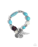 Earthy Eclecticism - Blue Bracelet Paparazzi