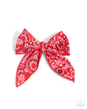 Bandana Bravado - Red Hair Bow Paparazzi
