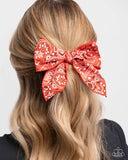 Bandana Bravado - Red Hair Bow Paparazzi