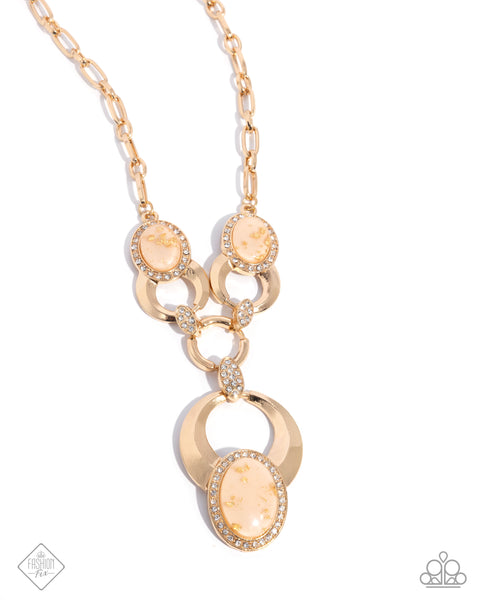 Spirited Softness - Gold Necklace Paparazzi