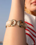 Feminine Flecks - Gold Bracelet Paparazzi