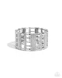 Vertical Vanity - White Bracelet Paparazzi