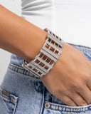 Vertical Vanity - White Bracelet Paparazzi