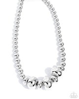 Model Maverick - Silver Necklace Paparazzi
