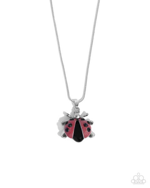 Ladybug Legend - Red Necklace Paparazzi