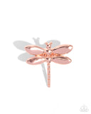 Durable Dragonfly - Copper Dragonfly Ring Paparazzi