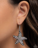 Starfish Spectacle - White Earrings Paparazzi