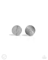 Monochromatic Modern - Silver Cuff Links Paparazzi