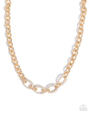 Boogie Bling - Gold Chain Necklace Paparazzi