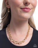 Boogie Bling - Gold Chain Necklace Paparazzi