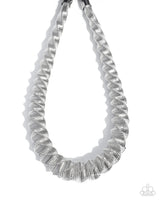 Candescent Coils - Silver Necklace Paparazzi