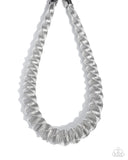 Candescent Coils - Silver Necklace Paparazzi