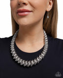 Candescent Coils - Silver Necklace Paparazzi