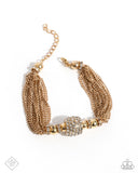 High-Handed Haute - Gold Bracelet Paparazzi