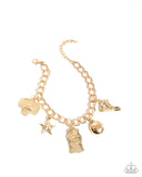 Jersey Journey - Gold Basketball Charm Bracelet