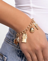 Jersey Journey - Gold Basketball Charm Bracelet