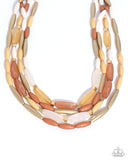 Milky Mambo - Brown Necklace Paparazzi