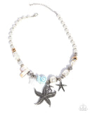 Coastal Cameo - Blue Necklace Paparazzi